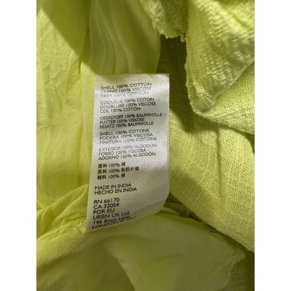 Anthropologie Selah High-Low Maxi Yellow‎ Dress Women's Size 1X Bohemian